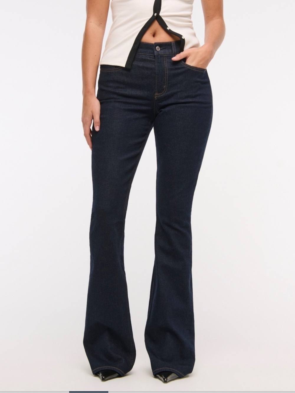 Abercrombie bootcut curve love jeans